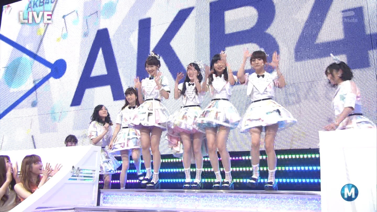 ミュージックステーション　AKB48柏木由紀　心のプラカード　20140829 (19)