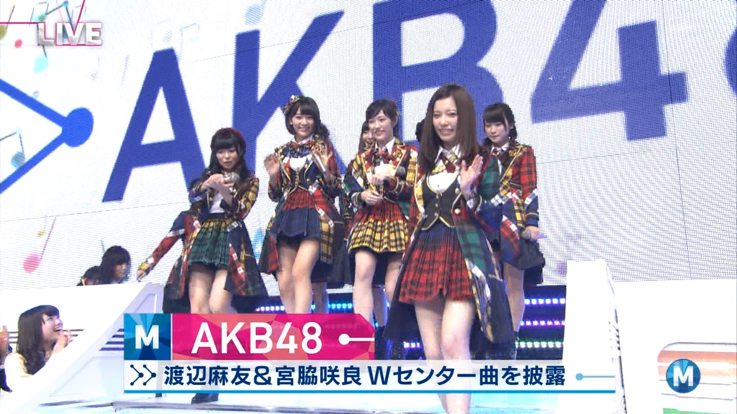 宮脇咲良　Mステ　AKB48希望的リフレイン20141121 (9)